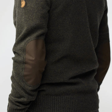 Fjallraven Ovik Round Neck Sweater Dark Olive - Parasol Store