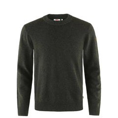 Fjallraven Ovik Round Neck Sweater Dark Olive - Parasol Store