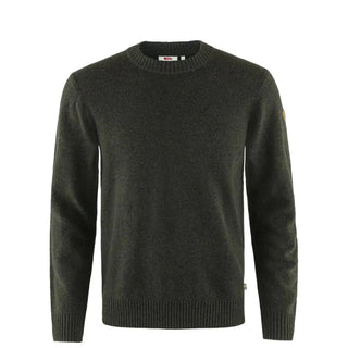 Fjallraven Ovik Round Neck Sweater Dark Olive - Parasol Store