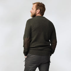 Fjallraven Ovik Round Neck Sweater Dark Olive - Parasol Store