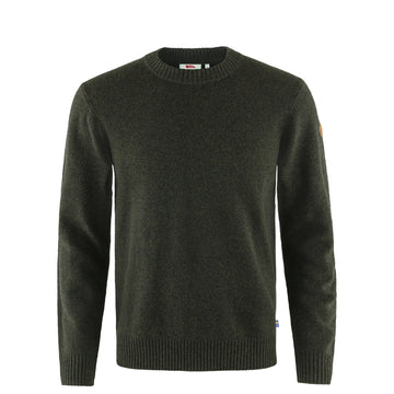 Fjallraven Ovik Round Neck Sweater Dark Olive