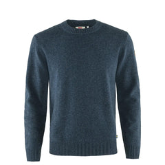 Fjallraven Ovik Round Neck Sweater Navy - Parasol Store