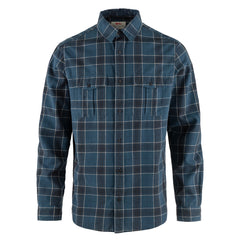 Fjallraven Ovik Travel Shirt LS Indigo Blue-Dark Navy - Parasol Store