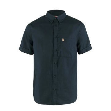 Fjallraven Ovik Travel Shirt SS Dark Navy - Parasol Store