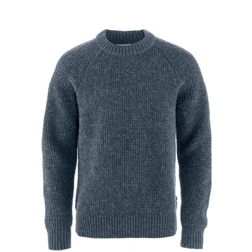 Fjallraven Ovik Waffle Knit Navy - Parasol Store