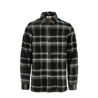 Fjallraven Ovik Wool Shirt Black / Dark Grey
