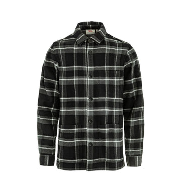 Fjallraven Ovik Wool Shirt Black / Dark Grey
