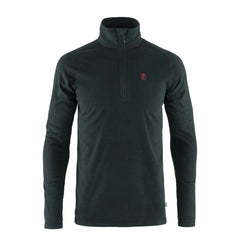Fjallraven Pine Half Zip Microfleece Black - Parasol Store