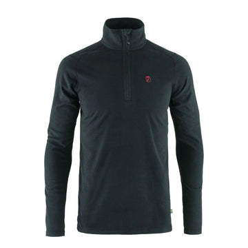 Fjallraven Pine Half Zip Microfleece Black - Parasol Store