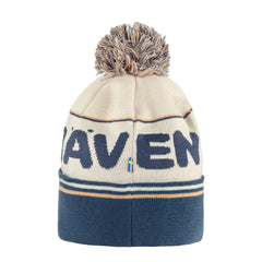 Fjallraven Pom Hat Chalk White / Indigo Blue - Parasol Store
