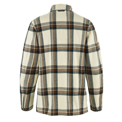 Fjallraven Singi Flannel Overshirt Chalk White / Dark Navy - Parasol Store