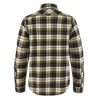 Fjallraven Singi Heavy Flannel Shirt Chalk White / Dark Navy - Parasol Store