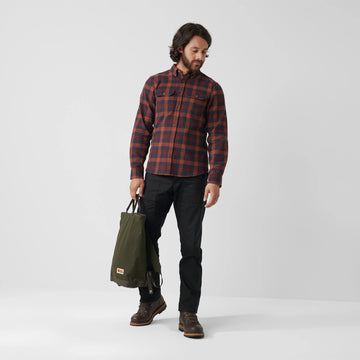 Fjallraven Skog Shirt Fossil / Dark Navy - Parasol Store
