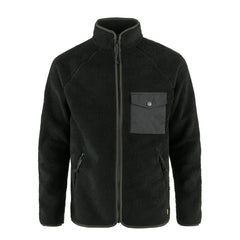 Fjallraven Vardag Pile Fleece Black / Dark Grey - Parasol Store
