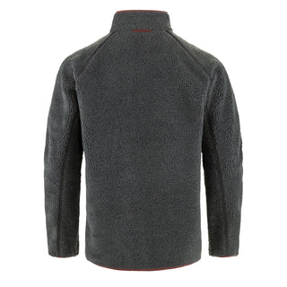 Fjallraven Vardag Pile Fleece Dark Grey / Maroon - Parasol Store