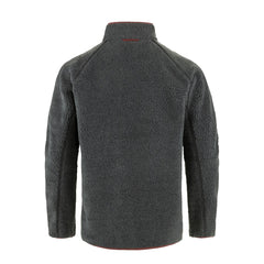 Fjallraven Vardag Pile Fleece Dark Grey / Maroon - Parasol Store