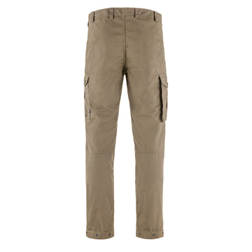 Fjallraven Vidda Pro Reg Leg Trousers Suede Brown - Parasol Store