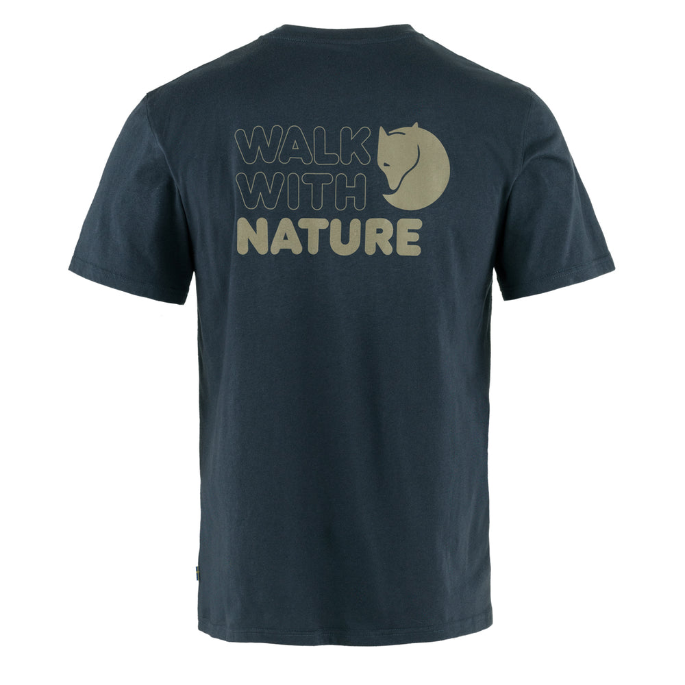 Fjallraven Walk With Nature T-Shirt Dark Navy - Parasol Store
