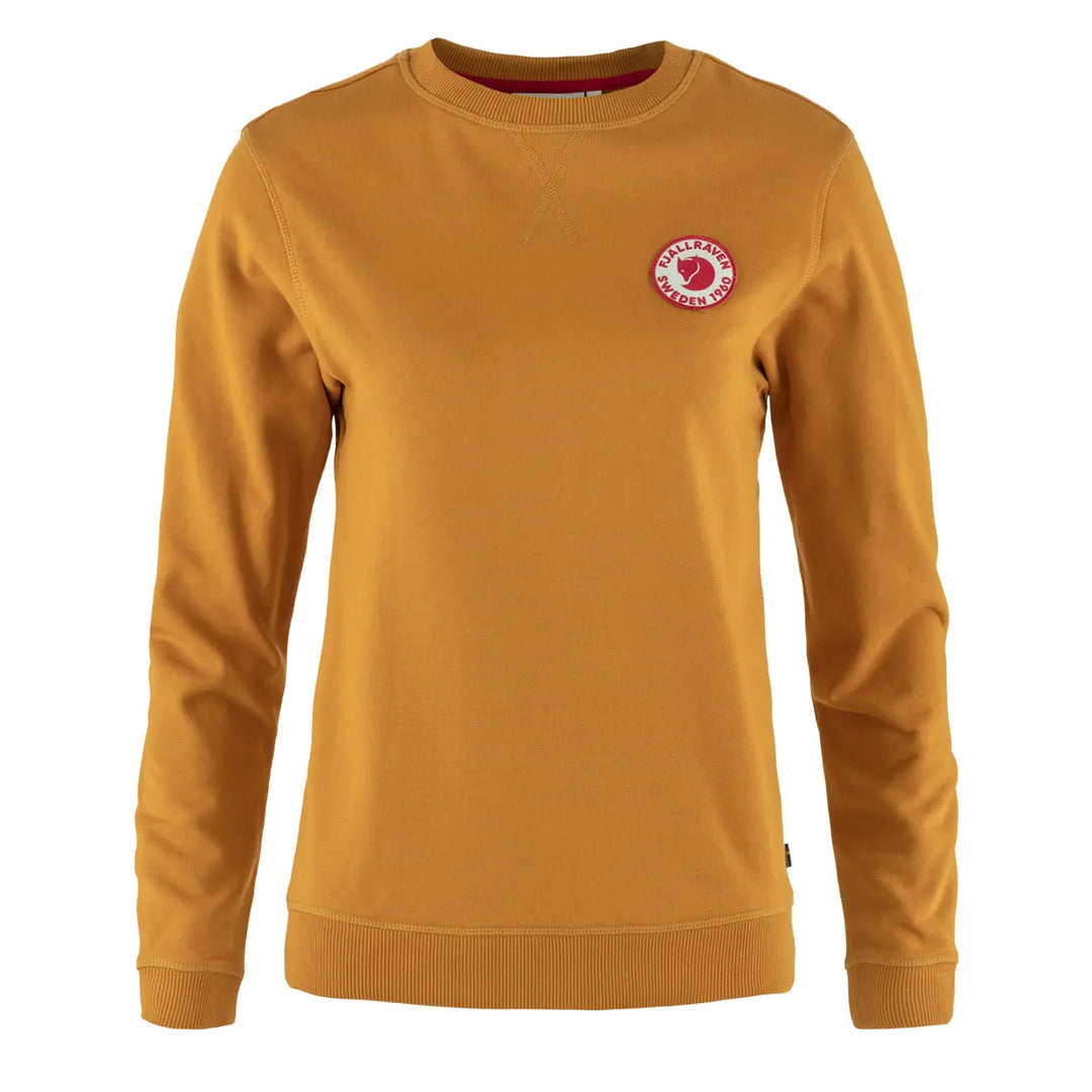 Fjallraven Womens 1960 Logo Badge Sweater Acorn - Parasol Store