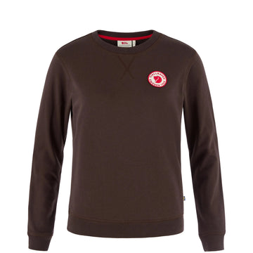 Fjallraven Womens 1960 Logo Badge Sweater Black Oak