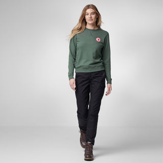 Fjallraven Womens 1960 Logo Badge Sweater Chalk Rose - Parasol Store