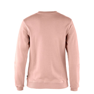 Fjallraven Womens 1960 Logo Badge Sweater Chalk Rose - Parasol Store