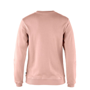 Fjallraven Womens 1960 Logo Badge Sweater Chalk Rose - Parasol Store