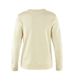 Fjallraven Womens 1960 Logo Badge Sweater Chalk White - Parasol Store