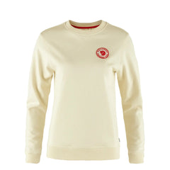 Fjallraven Womens 1960 Logo Badge Sweater Chalk White - Parasol Store