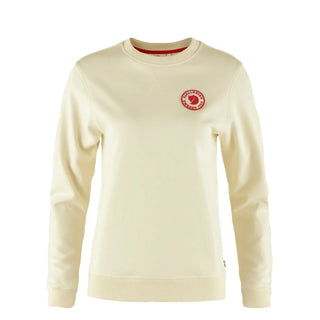 Fjallraven Womens 1960 Logo Badge Sweater Chalk White - Parasol Store