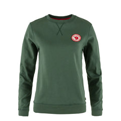 Fjallraven Womens 1960 Logo Badge Sweater Deep Patina - Parasol Store