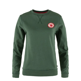 Fjallraven Womens 1960 Logo Badge Sweater Deep Patina - Parasol Store