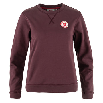 Fjallraven Womens 1960 Logo Badge Sweater Port - Parasol Store