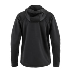 Fjallraven Womens Abisko Grid Fleece Hoodie Black - Parasol Store
