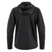 Fjallraven Womens Abisko Grid Fleece Hoodie Black - Parasol Store