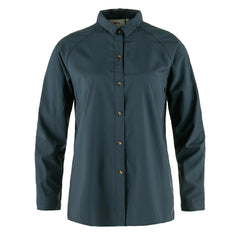 Fjallraven Womens Abisko Hike Shirt Navy - Parasol Store