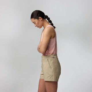 Fjallraven Womens Abisko Hike Shorts Fossil - Parasol Store