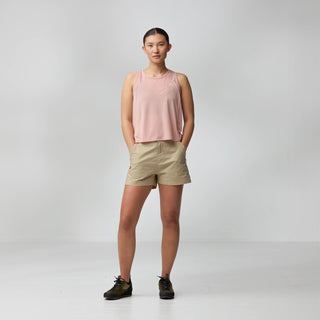 Fjallraven Womens Abisko Hike Shorts Fossil - Parasol Store