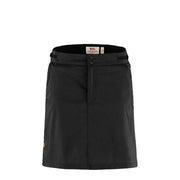 Fjallraven Womens Abisko Hike Skort Black - Parasol Store