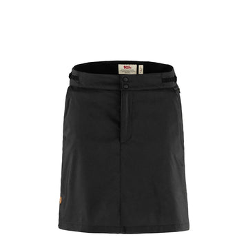 Fjallraven Womens Abisko Hike Skort Black - Parasol Store