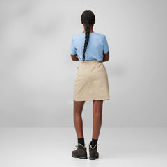 Fjallraven Womens Abisko Hike Skort Fossil - Parasol Store