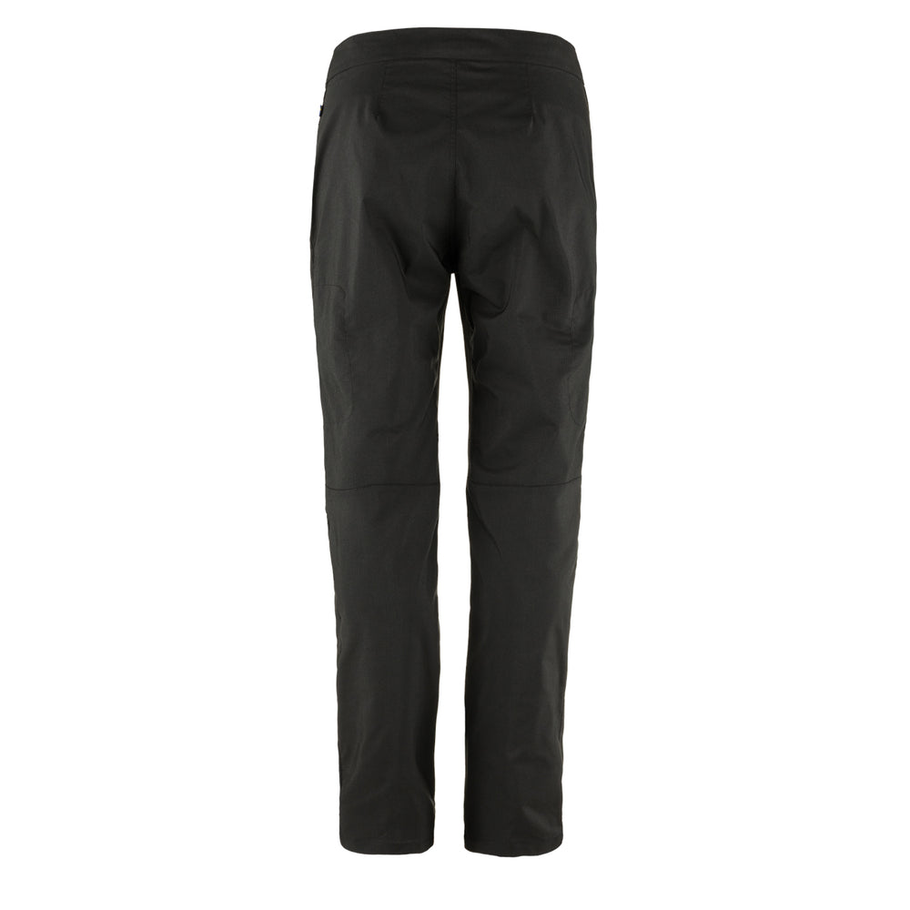 Fjallraven Womens Abisko Hike Trousers Short Leg Black - Parasol Store