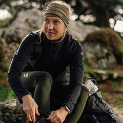 Fjallraven Womens Abisko Lite Fleece Half Zip Dark Navy - Parasol Store