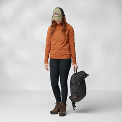 Fjallraven Womens Abisko Lite Fleece Jacket Black - Parasol Store