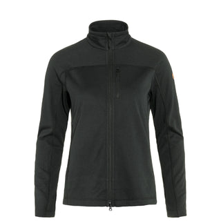 Fjallraven Womens Abisko Lite Fleece Jacket Black - Parasol Store