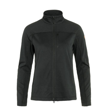 Fjallraven Womens Abisko Lite Fleece Jacket Black - Parasol Store