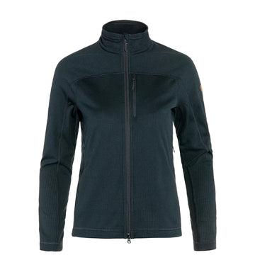 Fjallraven Womens Abisko Lite Fleece Jacket Dark Navy - Parasol Store