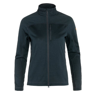 Fjallraven Womens Abisko Lite Fleece Jacket Dark Navy - Parasol Store
