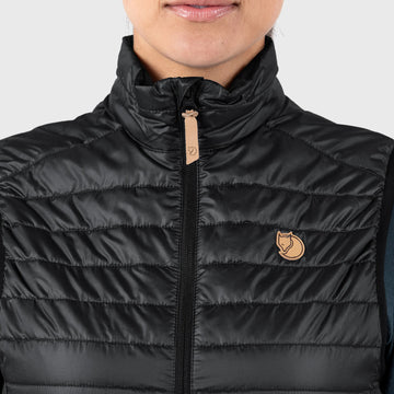 Fjallraven Womens Abisko Padded Vest Black