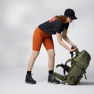 Fjallraven Womens Abisko Short Tights Black - Parasol Store
